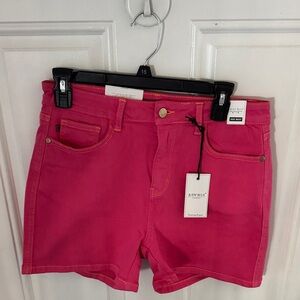 Judy Blue Women's Vibrant Pink Jean Shorts